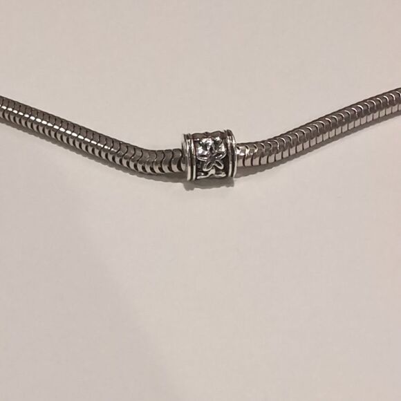 Silver Floral‎ Spacer Charm for Pandora Style Bracelet - Picture 2 of 4